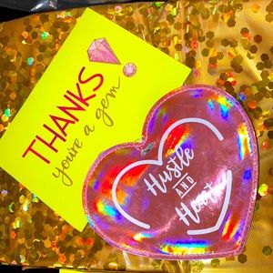 Hustle and home luggage tag